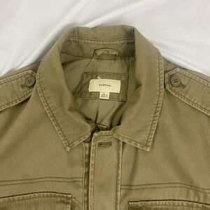 Merona Men's Khaki Military Jacket